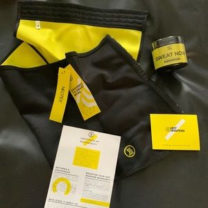 Hot shaper waist cincher and workout enhancing gel